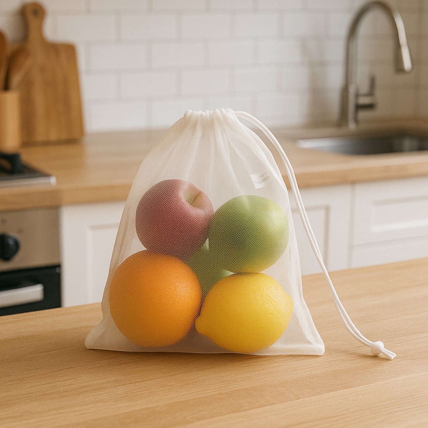Reusable Mesh Produce Bags (2 Pc) Reusable Mesh Produce Bags (2 Pc)